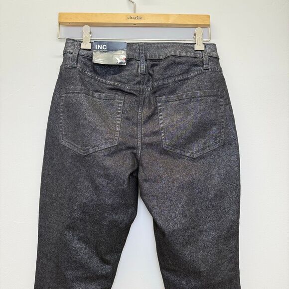 NWT INC International Concepts Silver Skinny Jeans Sz 8 - Picture 8 of 11